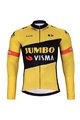 BONAVELO Radtrikot und Hose für den Winter - JUMBO-VISMA 2024 WNT - Gelb/Schwarz