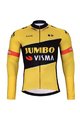 BONAVELO Radtrikot und Hose für den Winter - JUMBO-VISMA 2023 WNT - Schwarz/Gelb