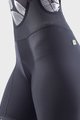 ALÉ Kurze Fahrradhose mit Trägern - PRR STRADA LADY - Schwarz/Türkis