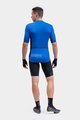ALÉ Kurzarm Fahrradtrikot - SOLID COLOR BLOCK - Blau