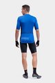 ALÉ Kurzarm Fahrradtrikot - SOLID COLOR BLOCK - Blau