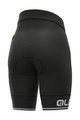 ALÉ Fahrradshorts ohne Träger - SOLID BLEND LADY - Schwarz/Weiß