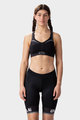 ALÉ Fahrradshorts ohne Träger - SOLID BLEND LADY - Schwarz/Weiß