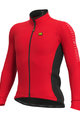 ALÉ Langarm Fahrradtrikot für den Winter - SOLID FONDO WINTER - Rot