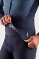 ALÉ Langarm Fahrradtrikot für den Winter - R-EV1 CLIMA PROTECTION 2.0 VELOCITY WIND G+ - Grau/Schwarz