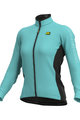 ALÉ Langarm Fahrradtrikot für den Winter - SOLID FONDO - Hellblau