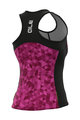ALÉ Ärmelloses Fahrradtrikot - SOLID TRIANGLES LADY - Rosa/Lila