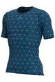 ALÉ Kurzarm Fahrrad-Shirt - QUARK - Blau