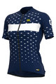 ALÉ Kurzarm Fahrradtrikot - PRR STARS LADY - Blau/Weiß