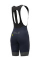 ALÉ Kurze Fahrradhose mit Trägern - R-EV1 GT 2.0 LADY - Blau