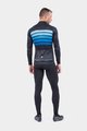 ALÉ Langarm Fahrradtrikot für den Winter - PR-R SOMBRA WOOL THERMO - Schwarz/Blau