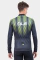 ALÉ Langarm Fahrradtrikot für den Winter - SOLID THORN - Schwarz/Gelb