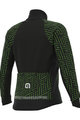 ALÉ Fahrrad-Thermojacke - PR-R GREEN BOLT - Schwarz/Grün