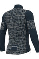 ALÉ Langarm Fahrradtrikot für den Winter - SOLID WALL - Blau/Grau