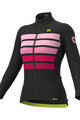 ALÉ Langarm Fahrradtrikot für den Winter - PR-R SOMBRA WOOL THERMO - Schwarz/Rosa