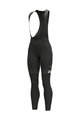 ALÉ Lange Fahrradhose mit Trägern - PR-R MILD - Schwarz/Weiß