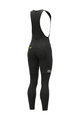ALÉ Lange Fahrradhose mit Trägern - PR-R MILD - Schwarz/Weiß