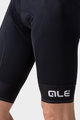 ALÉ Kurze Fahrradhose mit Trägern - PR-R SELLA PLUS - Schwarz/Weiß