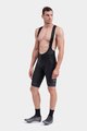 ALÉ Kurze Fahrradhose mit Trägern - PR-R GREEN SPEED - Schwarz