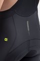 ALÉ Kurze Fahrradhose mit Trägern - PR-R GREEN SPEED - Schwarz