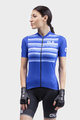 ALÉ Kurzarm Fahrradtrikot - SOLID WAVES LADY - Blau