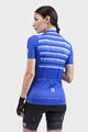 ALÉ Kurzarm Fahrradtrikot - SOLID WAVES LADY - Blau