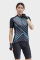 ALÉ Kurzarm Fahrradtrikot - PR-R FAST LADY - Schwarz