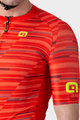ALÉ Kurzarm Fahrradtrikot - SOLID STEP - Rot