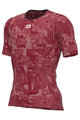 ALÉ Kurzarm Fahrrad-Shirt - INTIMO BREAK - bordeaux