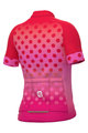 ALÉ Kurzarm Fahrradtrikot - BUBBLE - Rot/Rosa