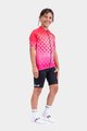 ALÉ Kurzarm Fahrradtrikot - BUBBLE - Rot/Rosa