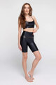 ATHLEEYA Leggins - FASHION BIKER SHINE - Schwarz