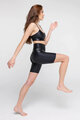 ATHLEEYA Leggins - FASHION BIKER SHINE - Schwarz