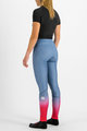 SPORTFUL Fahrrad-Leggins - APEX - Hellblau/Rot