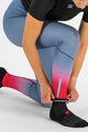 SPORTFUL Fahrrad-Leggins - APEX - Hellblau/Rot