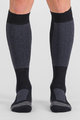 SPORTFUL Fahrradkniestrümpfe - WARM WOOL LONG - Schwarz/Grau