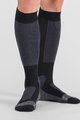 SPORTFUL Fahrradkniestrümpfe - WARM WOOL LONG - Schwarz/Grau
