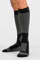 SPORTFUL Fahrradkniestrümpfe - WARM WOOL LONG - Schwarz/Grau