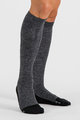 SPORTFUL Fahrradkniestrümpfe - EXTRA WARM WOOL LONG - Schwarz/Grau