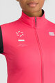 SPORTFUL Langarm Fahrradtrikot für den Winter - SQUADRA W - Rosa/Schwarz