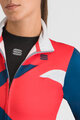 SPORTFUL Langarm Fahrradtrikot für den Winter - SQUADRA W - Rot/Blau