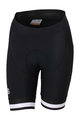 SPORTFUL Fahrradshorts ohne Träger - BODYFIT CLASSIC - Schwarz/Weiß