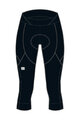 SPORTFUL 3/4 lange Fahrradhose ohne Träger - NEO - Schwarz