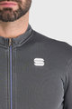 SPORTFUL Langarm Fahrradtrikot für den Winter - MONOCROM THERMAL - Anthrazit