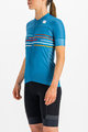 SPORTFUL Kurzarm Fahrradtrikot - VELODROME - Blau