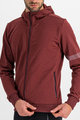 SPORTFUL Fahrrad-Kapuzenpullover - GIARA - bordeaux