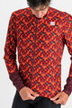 SPORTFUL Fahrrad-Thermojacke - PIXEL - Rot/Braun