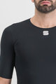 SPORTFUL Kurzarm Fahrrad-Shirt - MIDWEIGHT LAYER - Schwarz