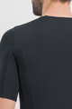 SPORTFUL Kurzarm Fahrrad-Shirt - MIDWEIGHT LAYER - Schwarz