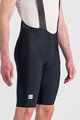 SPORTFUL Kurze Fahrradhose mit Trägern - BODYFIT CLASSIC - Schwarz